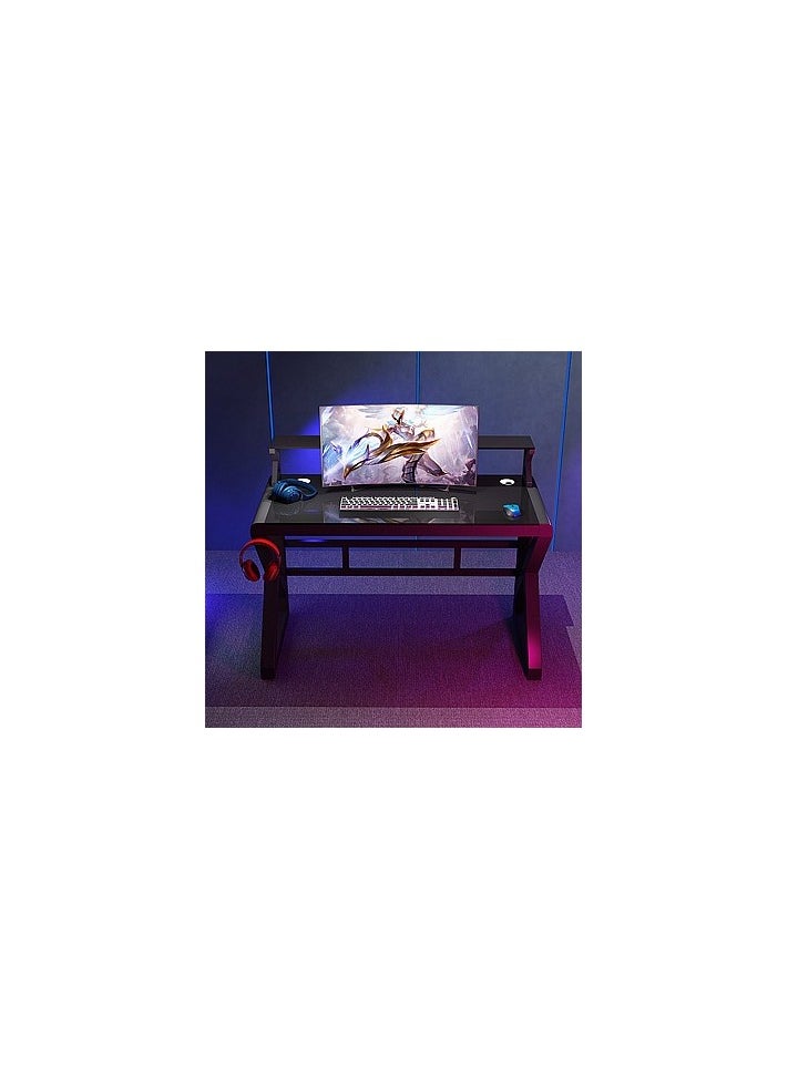 1st - Computer table and gaming desk 140 cm with top shelf  1ST - Image 1
