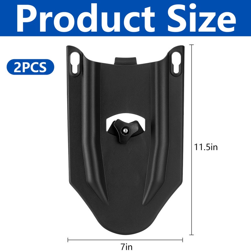 Shupakul 2 Pcs Snowshoe Accessory Tail, 6 Inch Snowshoes Flotation Tail, Detachable Snowshoes Replacement Accessories Fit for All Evo Snowshoe Model - Image 2