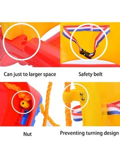 JSAITOYS 3 In 1 Kids Swing Seat Detachable Infant Toddler Children Secure High Back Swings For Playground Indoor Outdoor  - Image 5