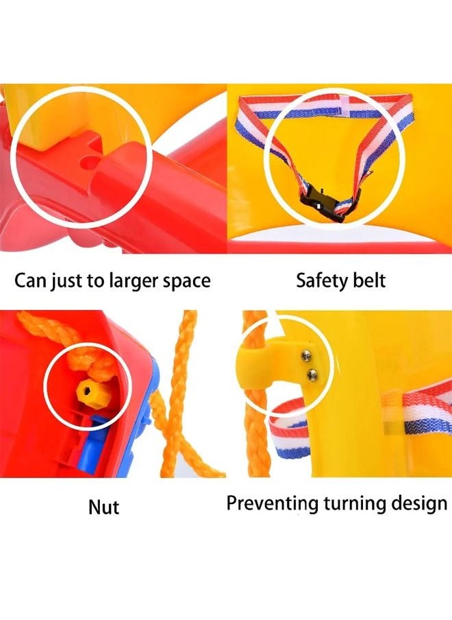 JSAITOYS 3 In 1 Kids Swing Seat Detachable Infant Toddler Children Secure High Back Swings For Playground Indoor Outdoor  - Image 5