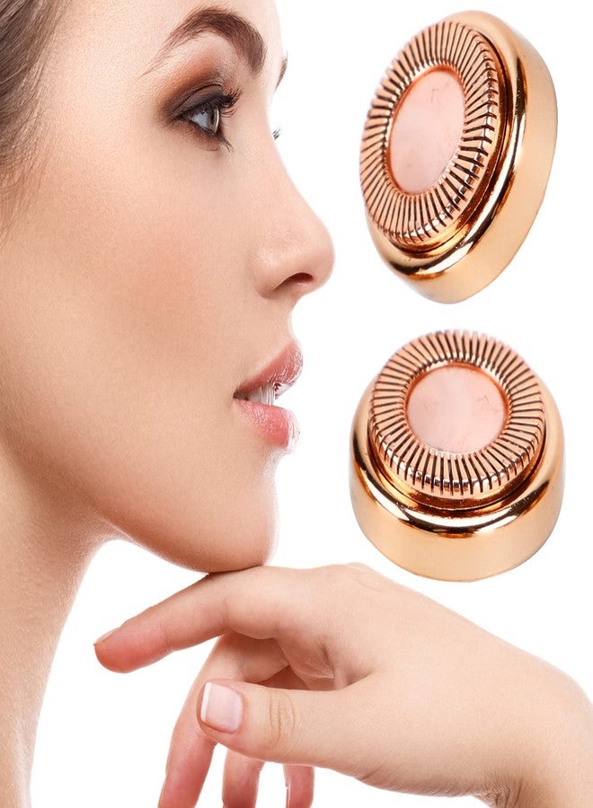 Bnapott Facial Hair Remover Replacement Head, 6pcs Replacement Blades for Gen 1 Finishing Touch Flawless Facial Hair Removal Tool for Face (Rose Gold) - Image 3