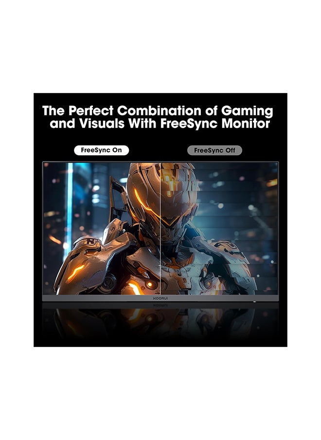 KOORUI - 27 inch Gaming Monitor - WQHD (2560x1440) Computer Monitor, 240Hz, 1ms, Extreme Low Motion Blur, Adaptive Sync, HDR400, HDMI DisplayPort 2K Monitor, VESA Mountable, Black 27E3QK - Image 1
