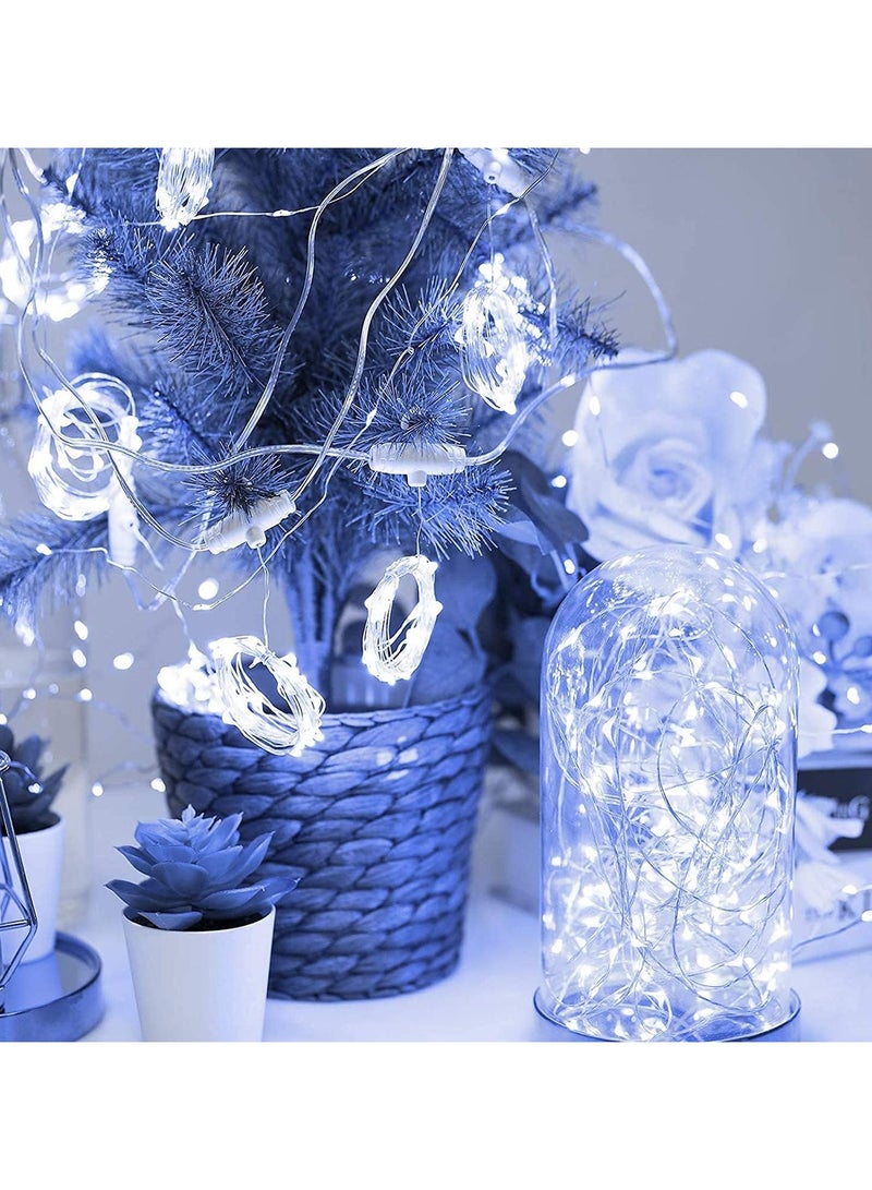 AROAQ Fairy Curtain Lights 300 LED Window Curtain String Light Wedding Party Home Garden Bedroom Outdoor Indoor Wall Decorations (White) - Image 5