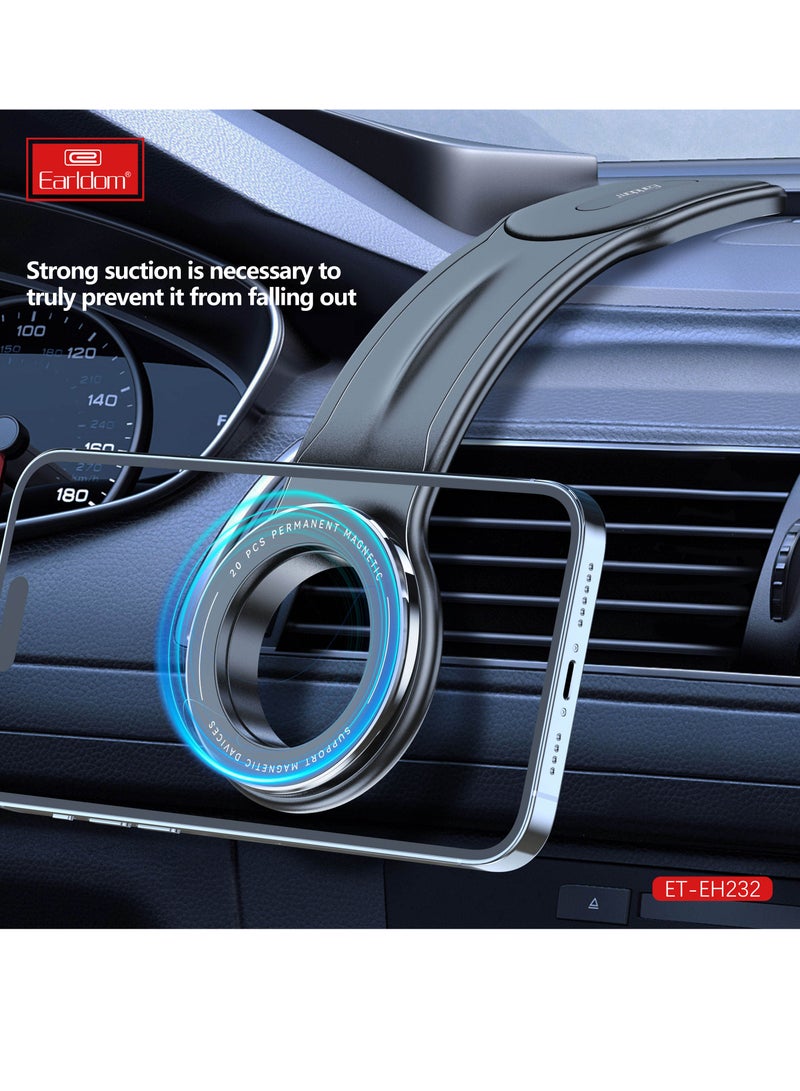 ELTRAZONE Magnetic Car Phone Holder: Strong Base & Foldable Design for Samsung - Image 4