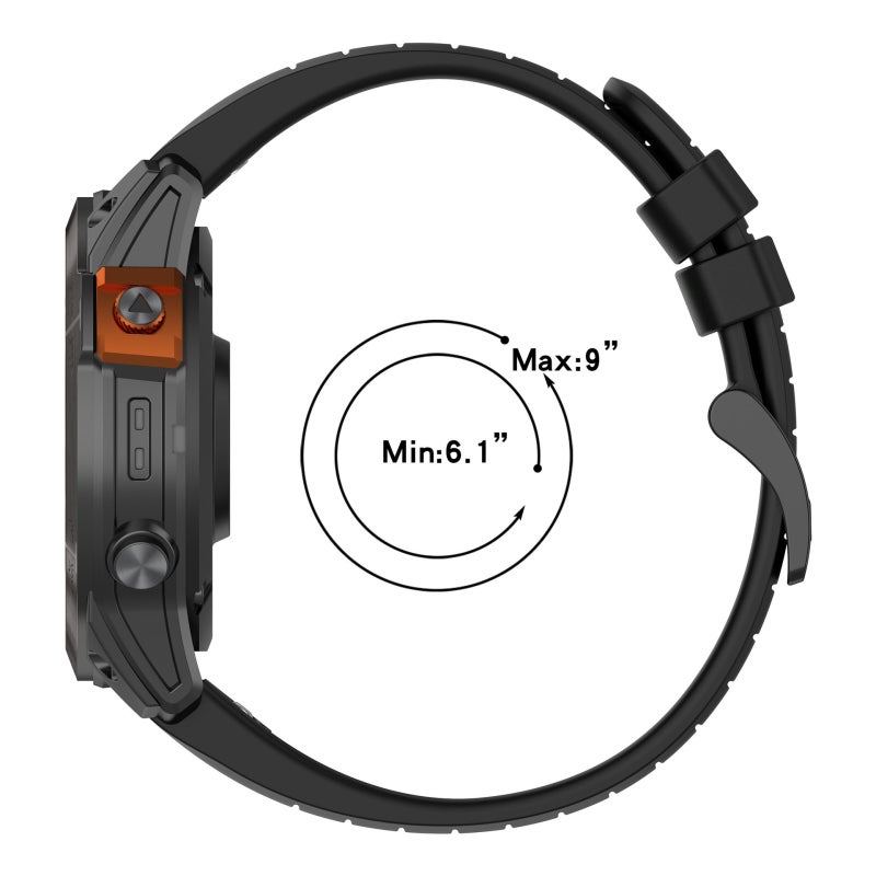S-TOP For Garmin MARQ Commander Quick Release 22mm Silicone Watch Band(Mint Green) - Image 3
