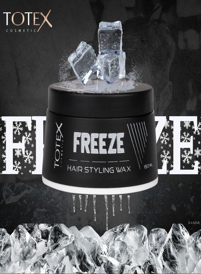 Totex Freeze Hair Styling Wax | Strong Hold Freeze Control Gel Wax 150 ml - Image 2