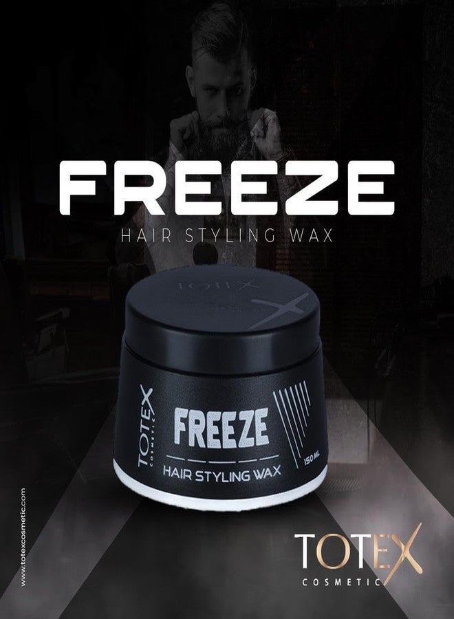 Totex Freeze Hair Styling Wax | Strong Hold Freeze Control Gel Wax 150 ml - Image 5