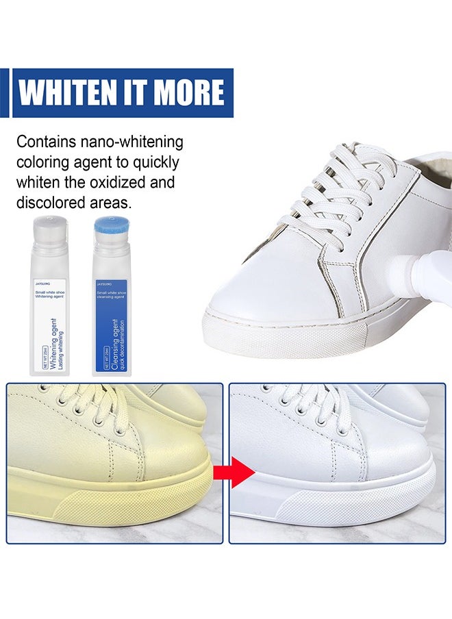 Sneaker Cleaner Set, Waterless Foam Sneaker Cleaner Quick Clean Sneaker Cleaner, Suitable For White Shoe Cleaner, Suede, Boots, Canvas, PU, Fabric
