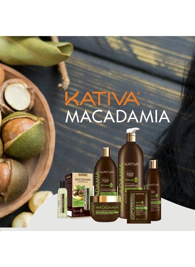 Kativa Macadamia Hydrating Shampoo 1000ml  - Image 4