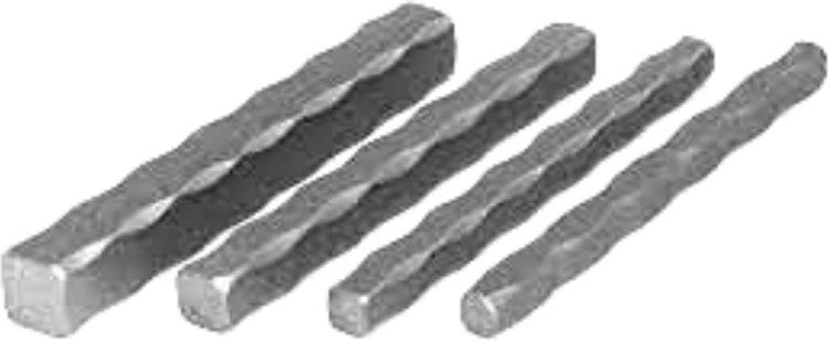Metal Basket 12' Traced Square - 80 cm 10' Pack