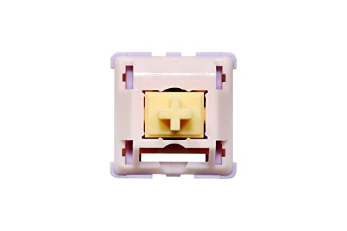 KPREPUBLIC MMD Princess Switch Linear Tactile RGB SMD 5pin 28g 38g 45g 48g 53g 62g for Mechanical Keyboard PC PA66 POM Holy Panda Similar (MMD Princess Tactile Switch 62g x70) - Image 5