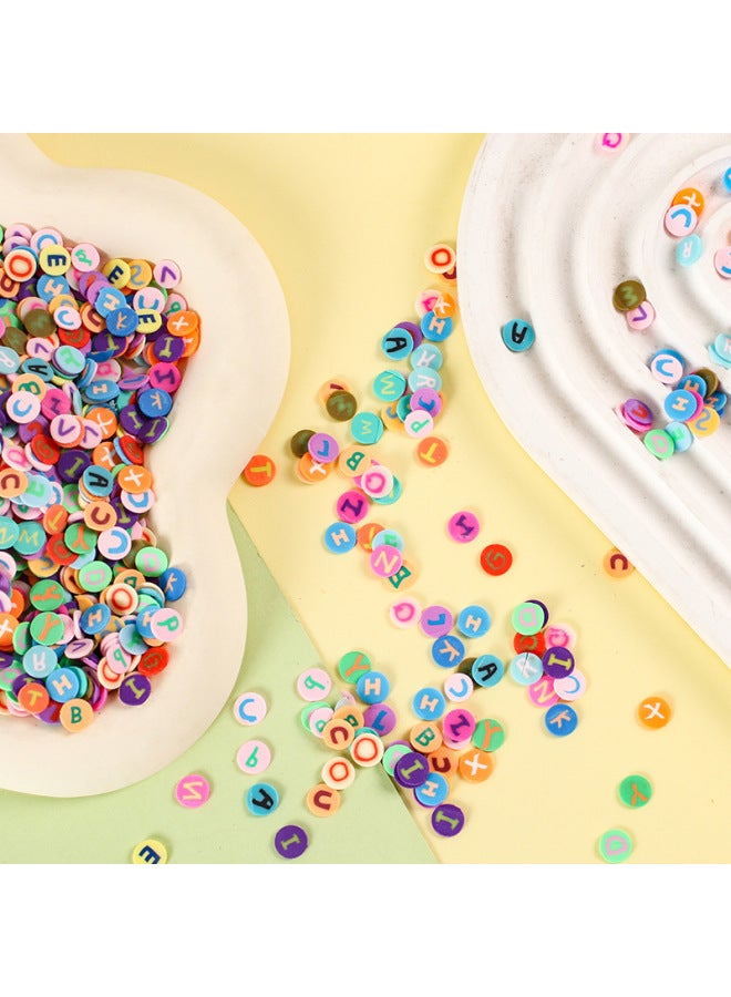 6mm Simulation Letter Soft Pottery 3g Bag Miniature Toy DIY Handmade Fun Goo Card Cream Glue Decorative Patch-Color:3g Bag·6mm Letter Soft Clay Piece  - Image 3