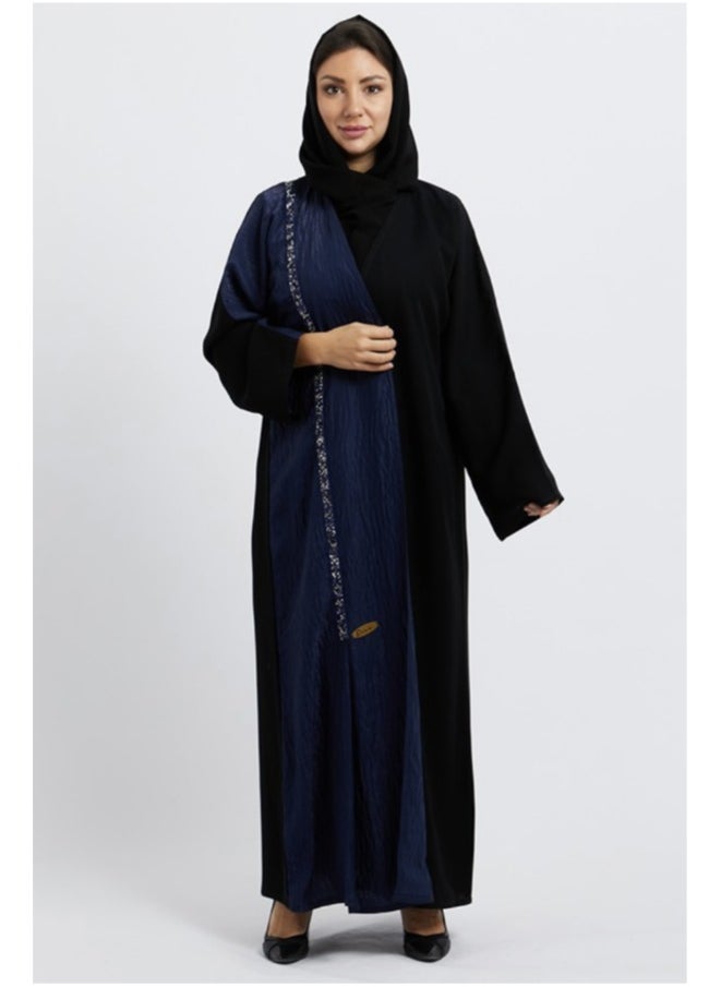 Evva Evva Luxury Saudi Abaya for Women – Elegant Open Front Modest Wear in Premium Fabric – Ideal for Ramadan, Eid, and Everyday Elegance  - Image 3