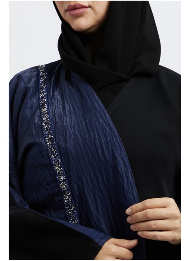 Evva Evva Luxury Saudi Abaya for Women – Elegant Open Front Modest Wear in Premium Fabric – Ideal for Ramadan, Eid, and Everyday Elegance  - Image 2