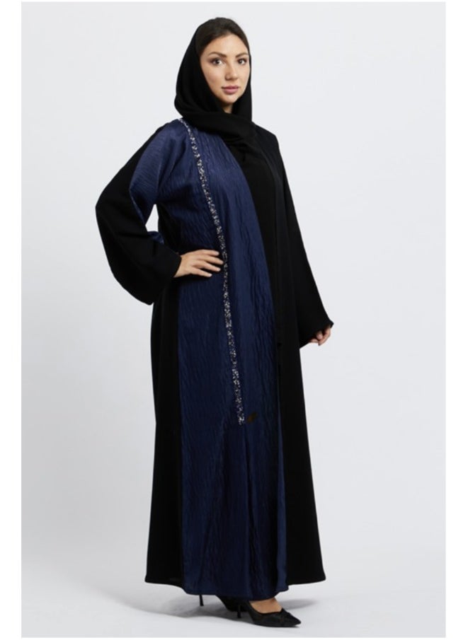 Evva Evva Luxury Saudi Abaya for Women – Elegant Open Front Modest Wear in Premium Fabric – Ideal for Ramadan, Eid, and Everyday Elegance  - Image 1