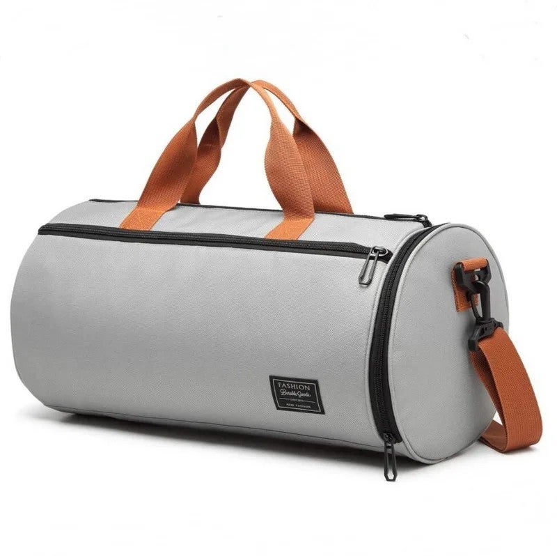 Bluejw Barrel Shape Sports Duffel Bag for Men - Gym, Travel, Golf, Swim - Weekender Tote with Logo (Optional) - Image 2