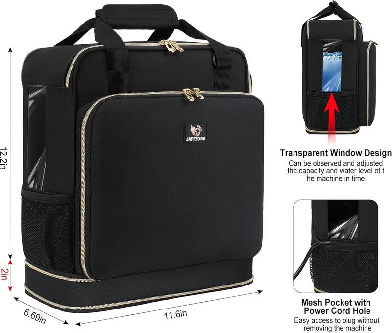 Carrying Case Compatible with Baby Brezza Formula Pro Mini Baby Mixer Machine, Insulated Formula Mixer Travel Bag with Shoulder Strap - Image 2