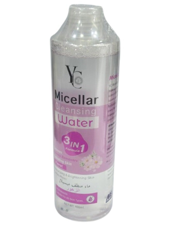 YC YC Micellar Cleansing Water 3 In 1 Formula Floral 400 ml 