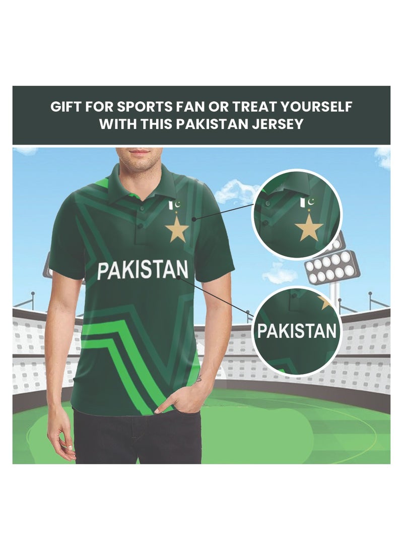 Pakistan Unisex Sports Green Jersey-Perfect For Pakistan Cricket Fans And Cricket Lovers-Comfortable And Stylish Pakistan Jersey For Adults And Kids  - Image 5