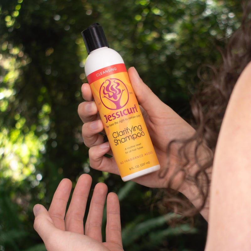 Jessicurl, Clarifying Shampoo, 8 Fl Oz, No Fragrance Added, A Routine Reset for Wavy, Curly, and Coily Hair - Image 4