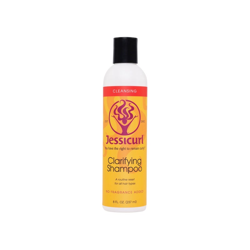 Jessicurl, Clarifying Shampoo, 8 Fl Oz, No Fragrance Added, A Routine Reset for Wavy, Curly, and Coily Hair - Image 1