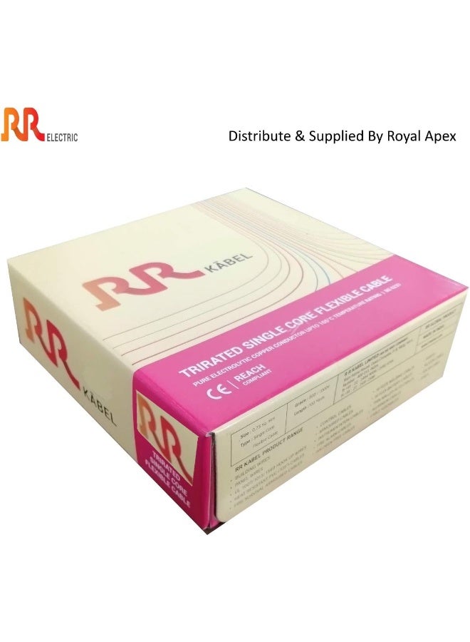 RR Multi Strand Pure Copper Single Core Flexible Cables | Trirated Electrolytic Conductor Up To 105C Fire Resist Electric Panel Wire | Bs6231 Iso9001 Ce Compliant 100Y(90M) Roll (4Mm, Red) - Image 3