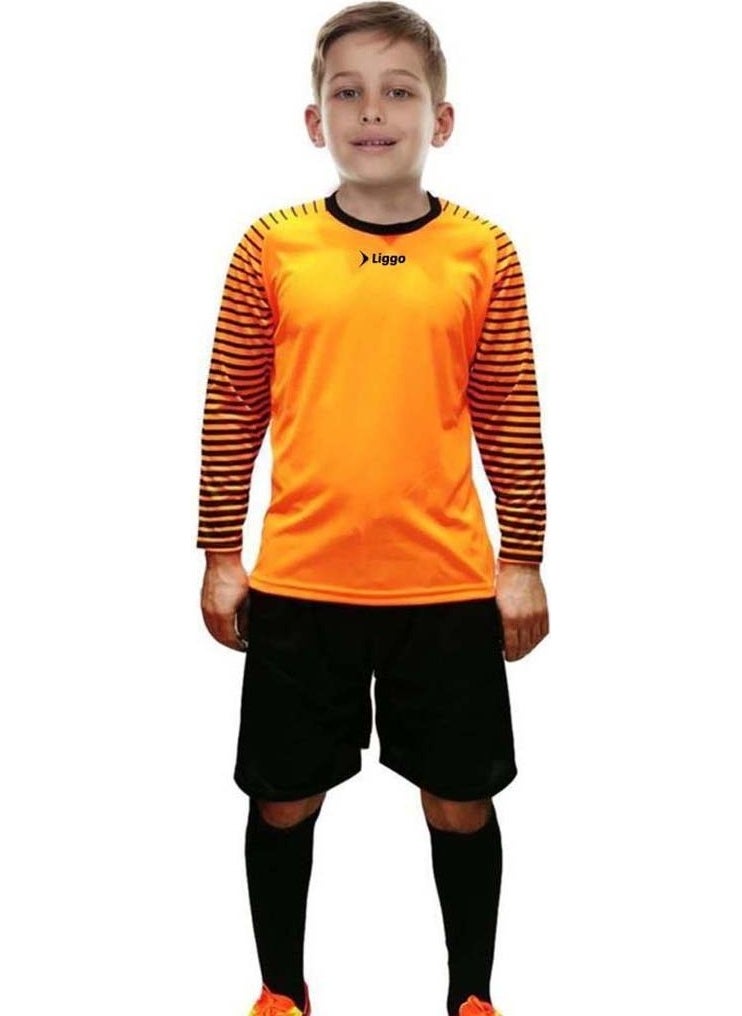 Liggo Sponge Supported Kids Goalkeeper Jersey Shorts Socks Set  - Image 1