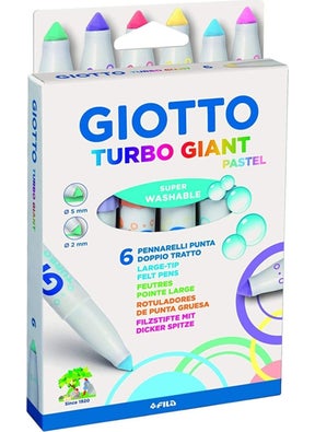 Turbo Giant Thick Tip Felt Tip Crayons Set Pastel Colors 6 Colors - pzsku/ZA1C36AC21752BE425BD2Z/45/_/1725723356/f24d7aff-4838-42d8-a66a-6f1c549c02da