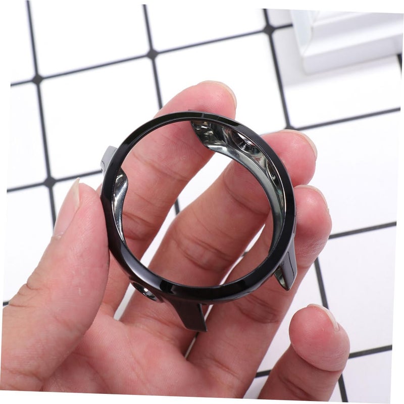 Electroplated Protective Watch Case Cover for Sleek Bumper Frame Design Access to All Controls Elegant Black Finish Scratch Resistant Shell - Image 5