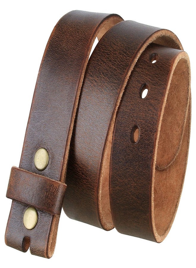 Belts.com 3840002 Genuine Full Grain Vintage One-Piece Leather Replacement Belt Strap 1-1/2"(38mm) Wide (Brown, 38) - Image 3