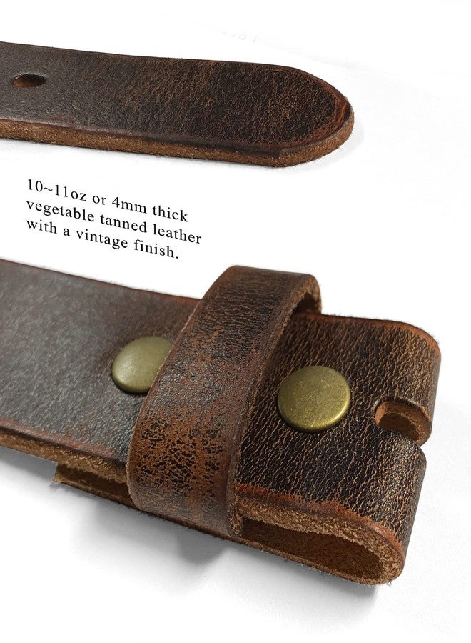 Belts.com 3840002 Genuine Full Grain Vintage One-Piece Leather Replacement Belt Strap 1-1/2"(38mm) Wide (Brown, 38) - Image 5
