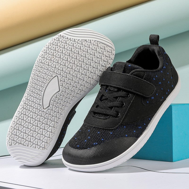Casual Children'S Wide-Toe Shoes Mesh Lightweight Breathable Non-Slip Soft-Soled Wide-Last Shoes Men'S And Women'S Sports Training Running Shoes - Image 2