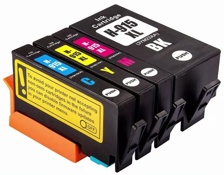 Dubam 915 XL Ink Cartridge for Use in HP OfficeJet 8010, 8012, 8013, 8014, 8015, 8017, 8018 OfficeJet Pro 8020, 8022, 8023, 8024, 8025, 8026, 8028, 8035 Printers (Set) - Image 5