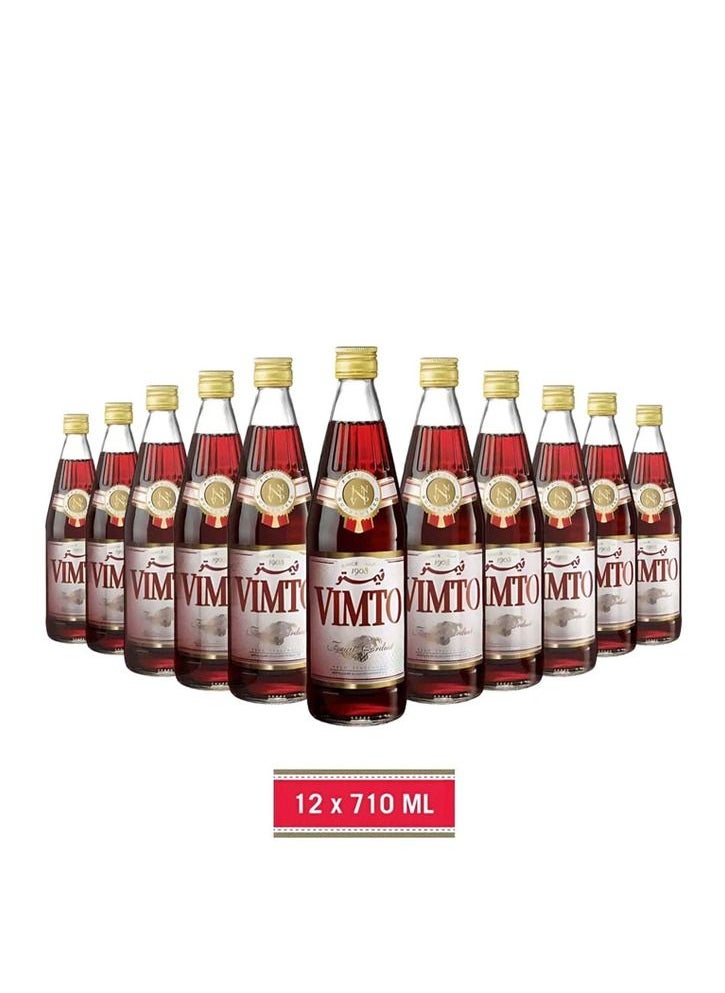 Vimto - Vimto Cordial Fruit Juice No Artificial Colours  12*710ml - Image 1
