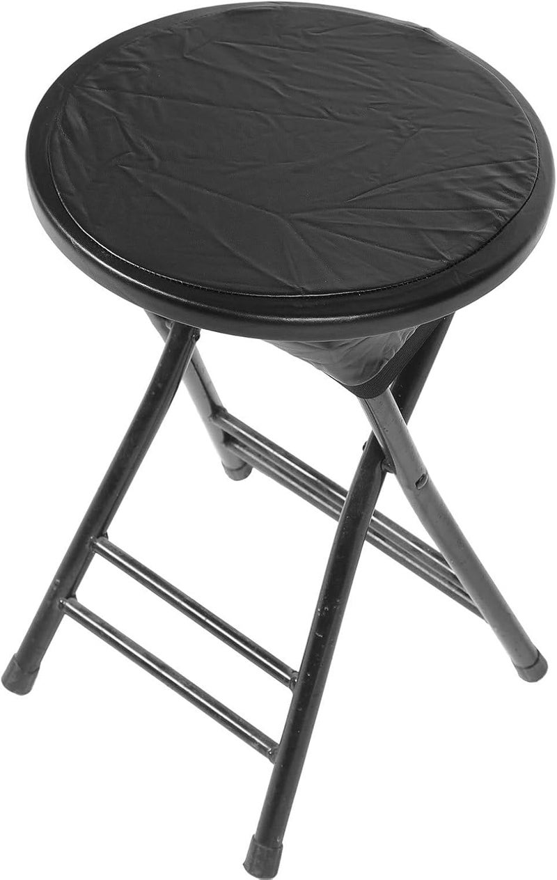 Barstool Covers Elastic Pu Leather Stool Seat Protector 28-35cm Waterproof Oil-Resistant Stretch Chair Slipcover for Bar and Kitchen Use - Image 1
