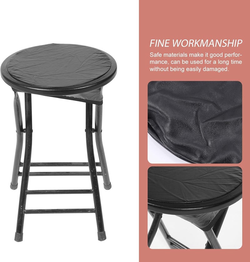 Barstool Covers Elastic Pu Leather Stool Seat Protector 28-35cm Waterproof Oil-Resistant Stretch Chair Slipcover for Bar and Kitchen Use - Image 3