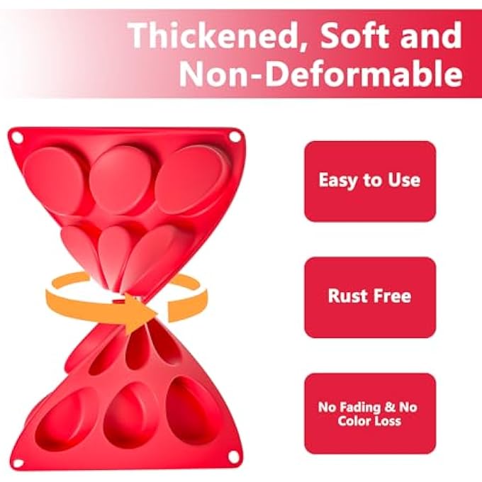 2 Inch Round Muffin Top Pan3 Pcs 12 Cups Egg Bites Silicone MoldCupcake Pan Molds For Baking English Muffins And Egg BitesCookiesTartsWhoopie PiesMini CakesBiscuitsBuns - Image 5