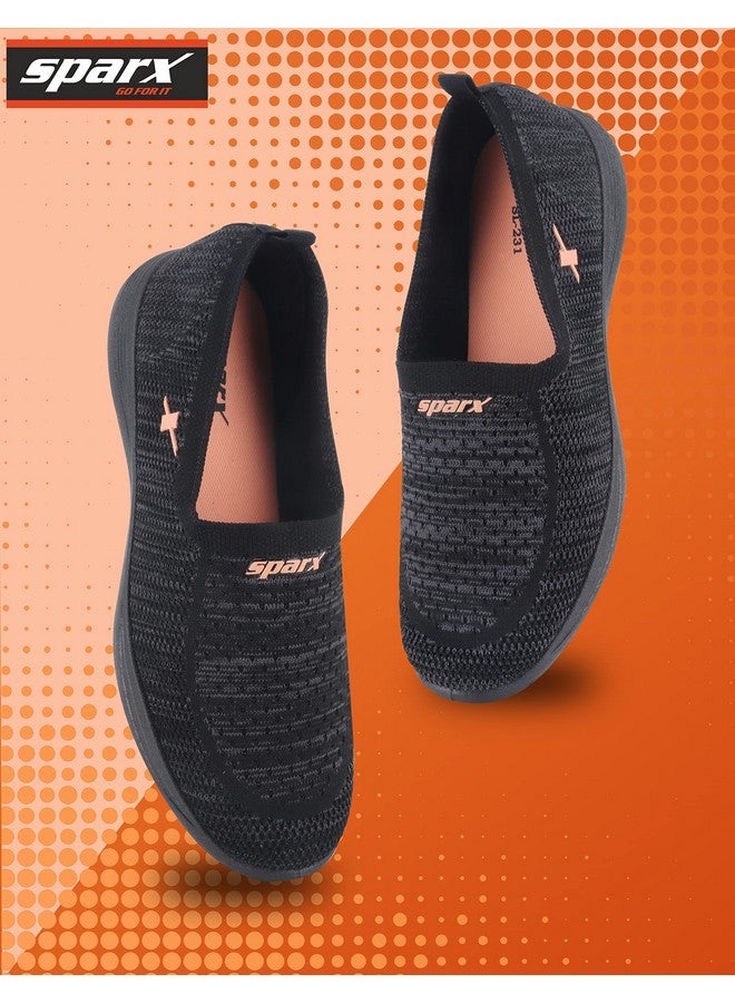 Sparx Womens SL 231 | Stylish, Comfortable | Black Sneaker - 5 UK (SL 231) - Image 2