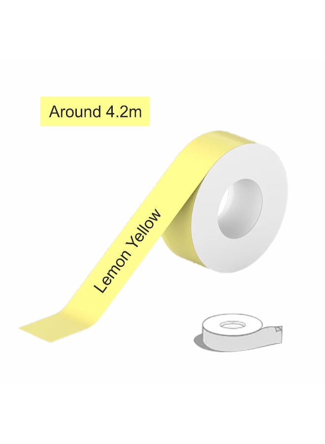 PeriPage PeriPeri PeriPage Full Sticky L1 Label Tape 1-Roll/Box (Self-Adhesive) for PeriPage L1 Plus, P10 Lemon Yellow Color - Image 2