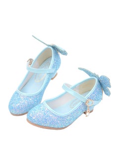 Generic New style girls high heels princess leather shoes stage performance shoes  - Image 1
