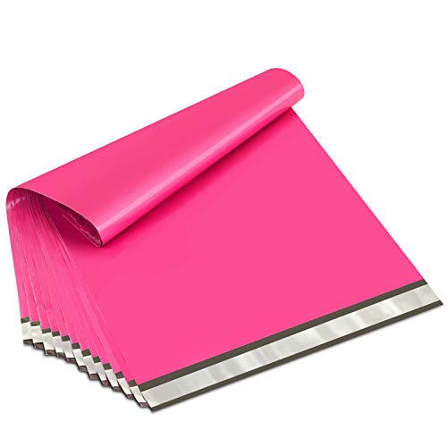 UCGOU Poly Mailers 24x24 Inch Hot Pink 50 Pack Extra Large Shipping Bags Strong Thick Mailing Envelopes Self Seal Adhesive Waterproof and Tear Proof Boutique Postal for Clothing Quilt and More - Image 1