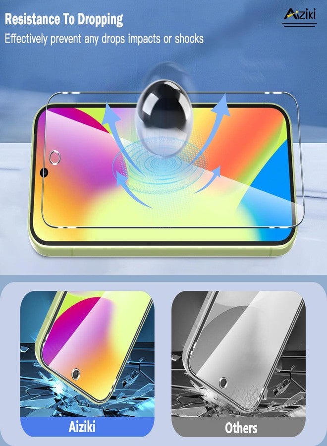 Aiziki (2 Pack Designed for Google Pixel 10/10 Pro Screen Protector Tempered Glass, Ultra Resistant, 9H Hardness Shatterproof, Scratch-Resistant, Bubble Free for Google Pixel 10 Screen Protector - Image 4