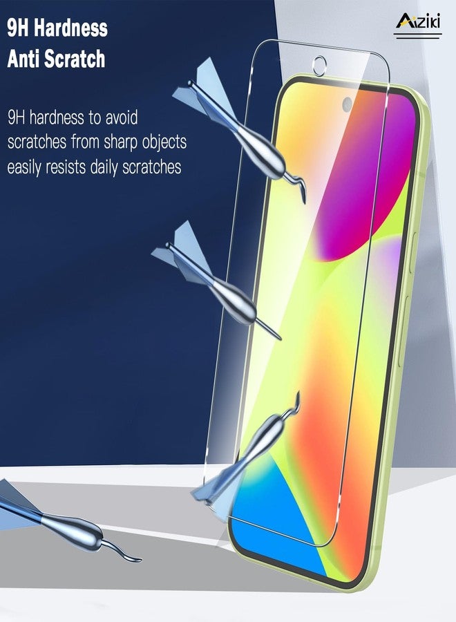 Aiziki (2 Pack Designed for Google Pixel 10/10 Pro Screen Protector Tempered Glass, Ultra Resistant, 9H Hardness Shatterproof, Scratch-Resistant, Bubble Free for Google Pixel 10 Screen Protector - Image 2