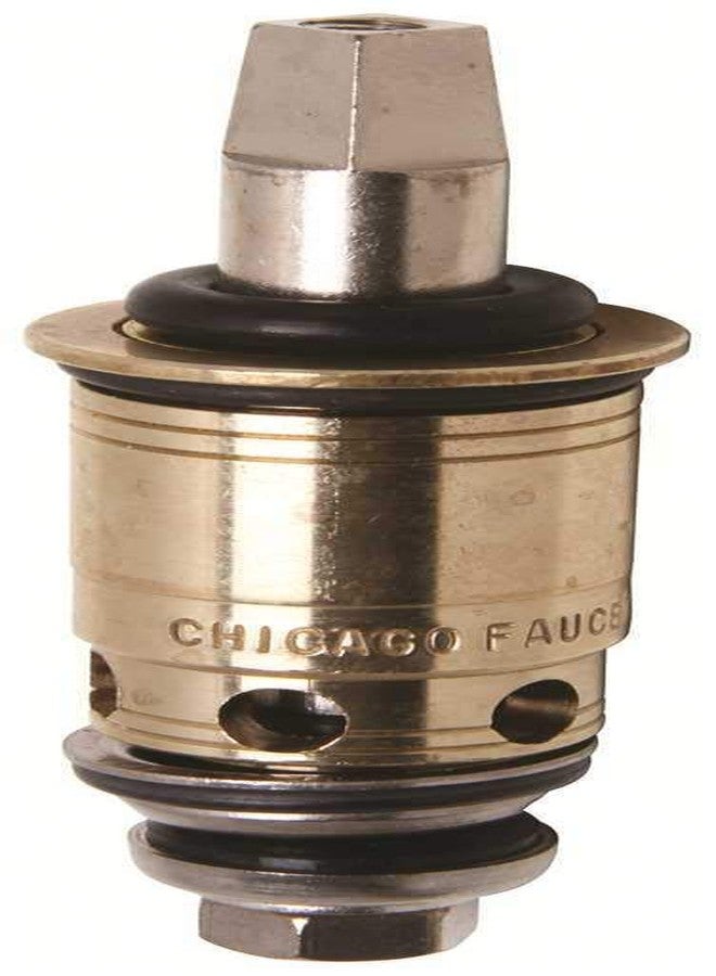 Chicago Faucets 1-100XTBL12JKABNF Chicago LH HOT QUATURN Compression Operating Cartridge Lead Free-283704, Chrome - Image 2