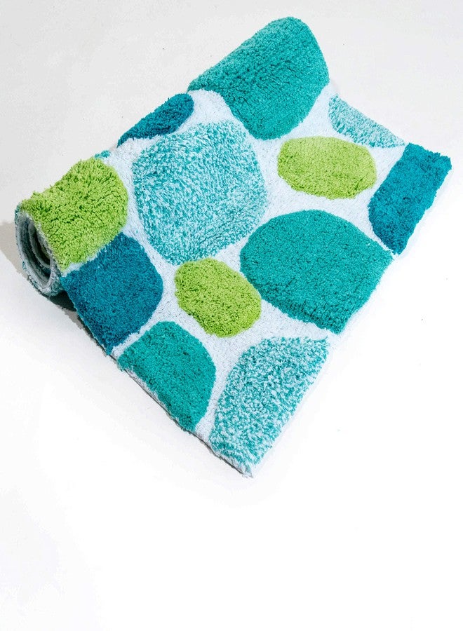 Chesapeake Pebbles Brights Pool Blue Bath Runner 29401 (24" x 36") - Image 3