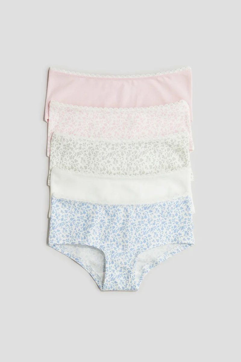H&M 5-pack cotton hipster briefs