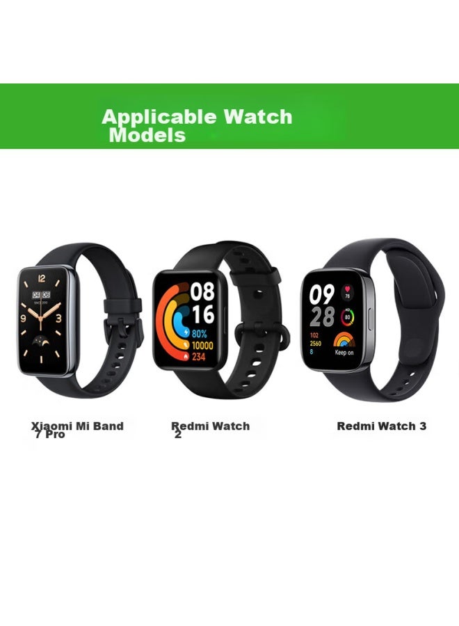 CangHua شاحن Canghua المتوافق مع Redmi Watch 3، كابل شحن مغناطيسي عالمي لـ Redmi Watch 2، كابل شحن آمن وسريع - Image 3