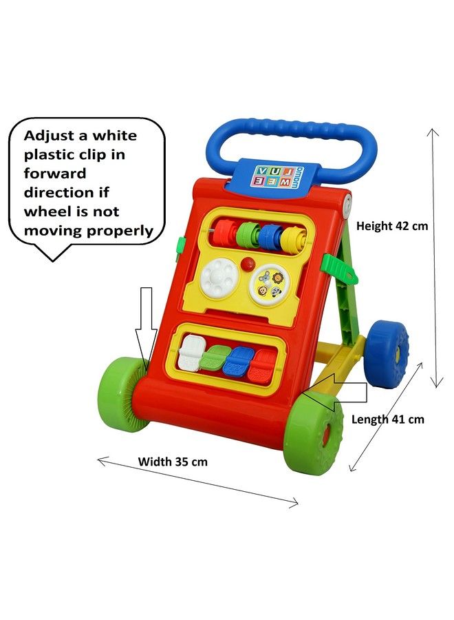 Goyal's Luv Mee Mama Baby Activity Walker Red - Image 3