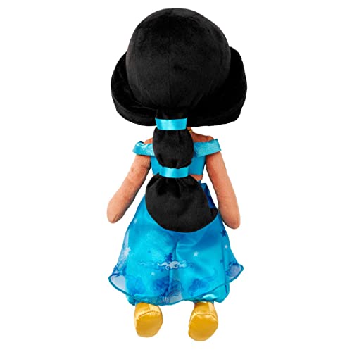 Disney Store Official Princess Plush Doll, Jasmine from Aladdin, Medium 14 Inches, Soft Plushy with Embroidered Features, Princess Toys for Girls, Disney Dolls, Stuffed Animals for Girls - Image 3