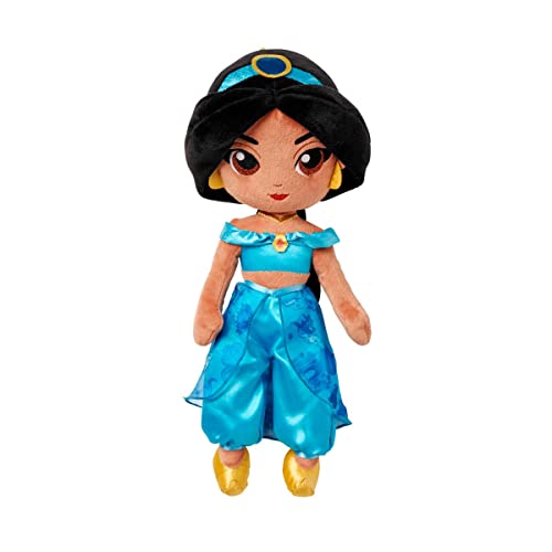 Disney Store Official Princess Plush Doll, Jasmine from Aladdin, Medium 14 Inches, Soft Plushy with Embroidered Features, Princess Toys for Girls, Disney Dolls, Stuffed Animals for Girls - Image 5